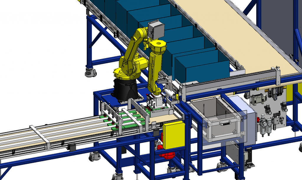 Robotic Cell, Asheville NC, EOAT, SolidWorks